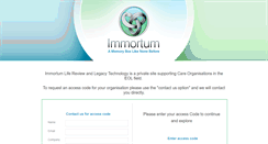 Desktop Screenshot of immortum.com